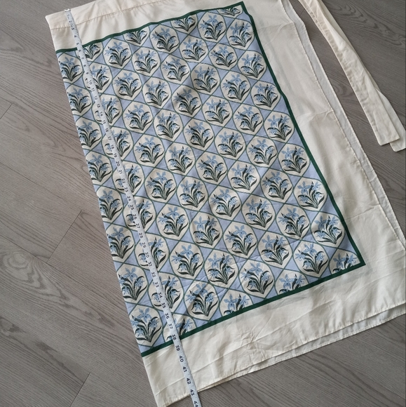 Agua By Agua Bendita Lavanda Floral Cotton Silk Voile Pareo/Sarong OS - Picture 13 of 15